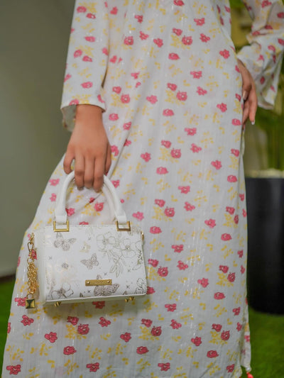 Floral zari set- shirt