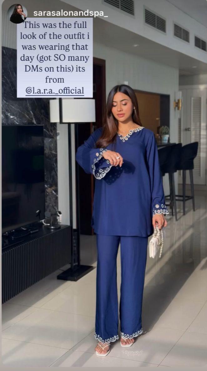 Midnight blue (Sara Ali Khan Favorite Brand)